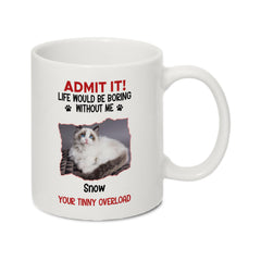 Personalised Mug with Any Text, Logo, Design and Picture Gift for Him and Her