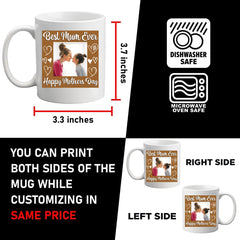 Personalised 'Best Mum Ever' Mug | Custom Name Novelty Gift | UK