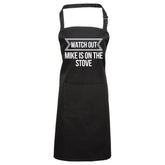 Watch Out Personalised Pocket Apron - Customize Apron