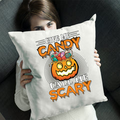 Halloween Candy Scary Cushion Cover | Spooky Scary Gift | UK