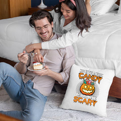 Halloween Candy Scary Cushion Cover | Spooky Scary Gift | UK