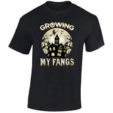 Growing My Fangs Halloween T-Shirt | Personalised Gift UK