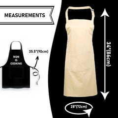 Personalised Apron | Custom Text & Logo | Men's & Women's | UK