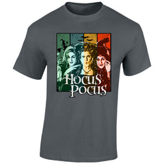 Halloween Hocus Pocus Mens T-Shirt Boo Pumpkin Ghost Spooky Scary Tshirt