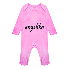 Personalised Any Text Newborn Baby Bodysuits