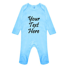 Personalised Any Text Newborn Baby Bodysuits
