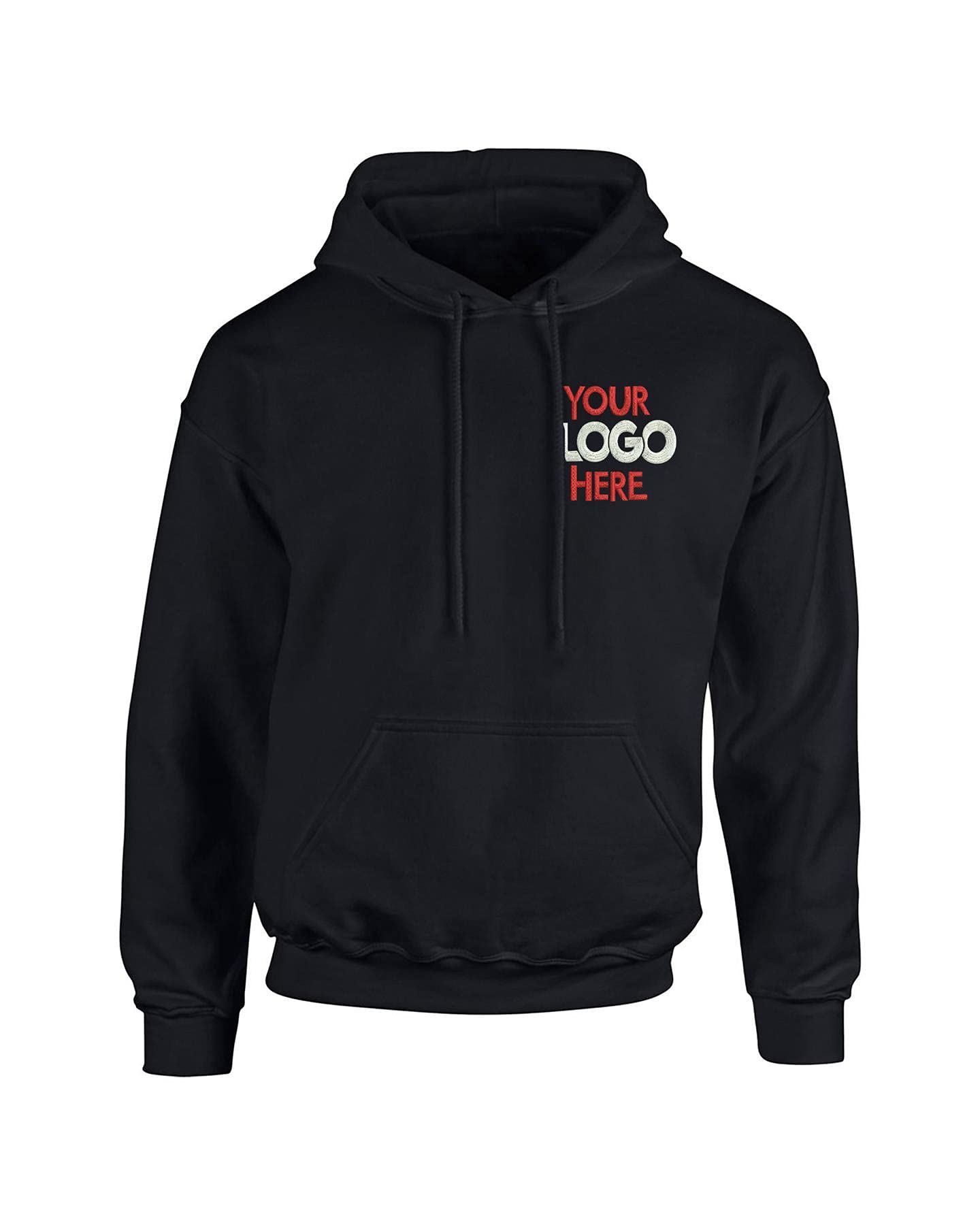 Personalised Embroidered Men s Hoodie With Custom Logo or Text