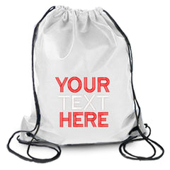Embroidered Drawstring Bag - Customize Any Name and Text