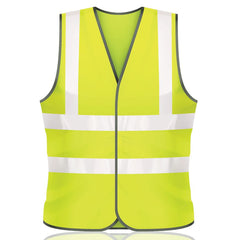Personalised Hi-Vis Vest | Custom Text & Logo Reflective Vest | UK
