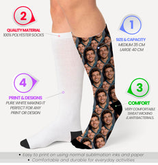 Personalised Socks  - Custom Face Socks for Men's and Women's-4