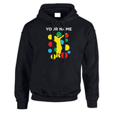 Personalised Spotty Men’s Hoody – Custom Name Dancing Dab Hoody-1
