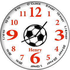 Personalised 20cm Custom Name Wall Clock