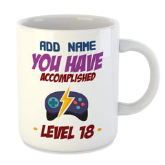 Personalised Gaming Mug | Custom Name Gamer Gift Mug | UK