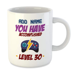 Personalised Gaming Mug | Custom Name Gamer Gift Mug | UK