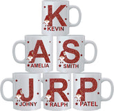 Personalised Glitter Christmas Mug