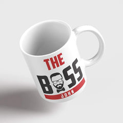 Personalised Couple Mug Set | 'The Real Boss' His & Hers Mugs | UK