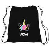 Personalised Drawstring Bags for kids - Unicorn Design Custom Drawstring Bags-2