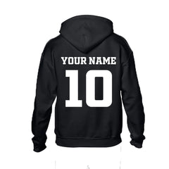 Personalised Football Hoodie | Custom Number & Team Name | UK