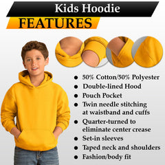 Personalised Custom Name Hoody for Kids Motorbike Design