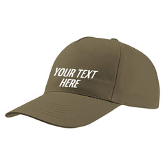 Personalised Cap Custom Men's 5 Panel Baseball Cap