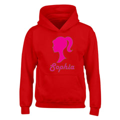Personalised Baby Doll Girls Hoody - Custom Any Name Hoodie