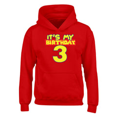 Personalised 'It's My Birthday' Hoodie | Custom Age Kids Hoody | UK