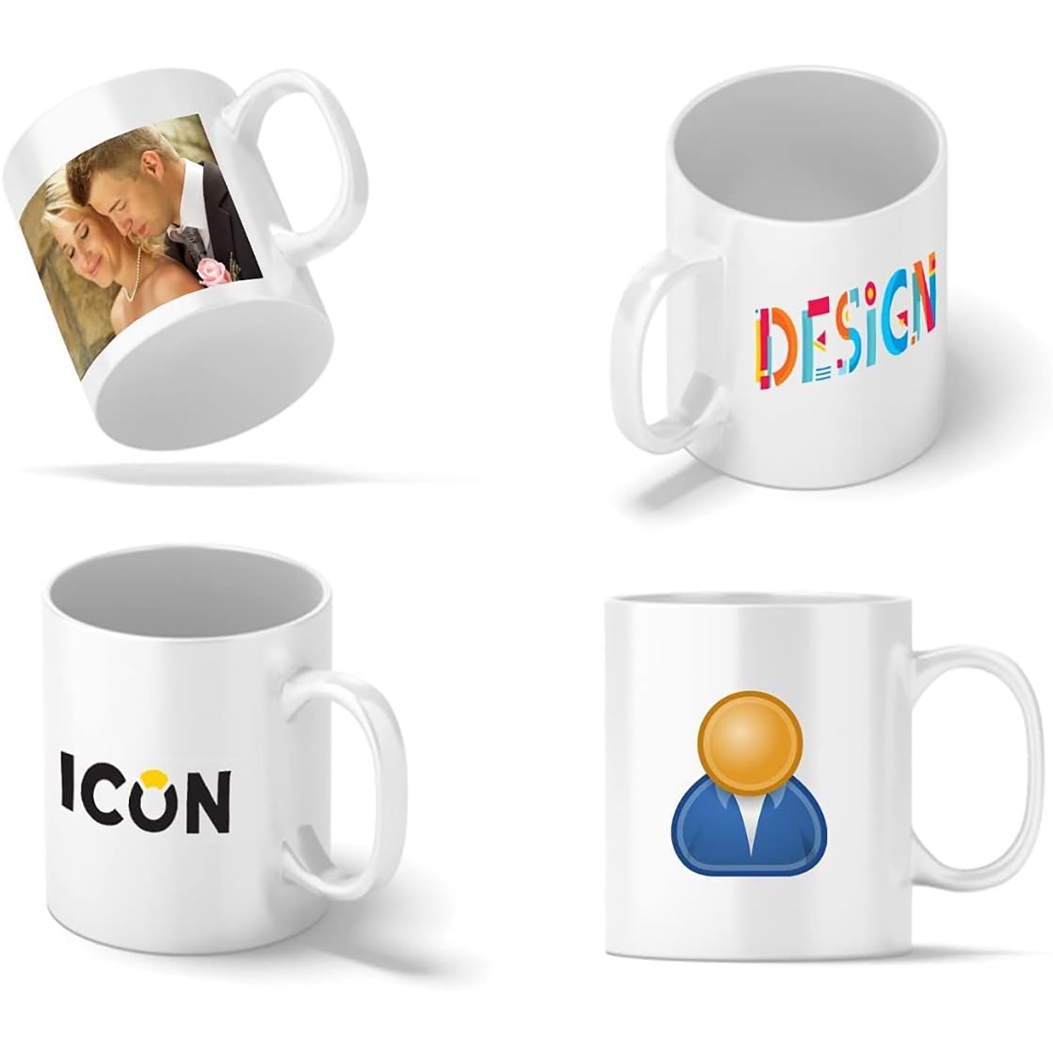 Personalised Mug with Any Text, Logo, Design and Picture Gift for Him and Her