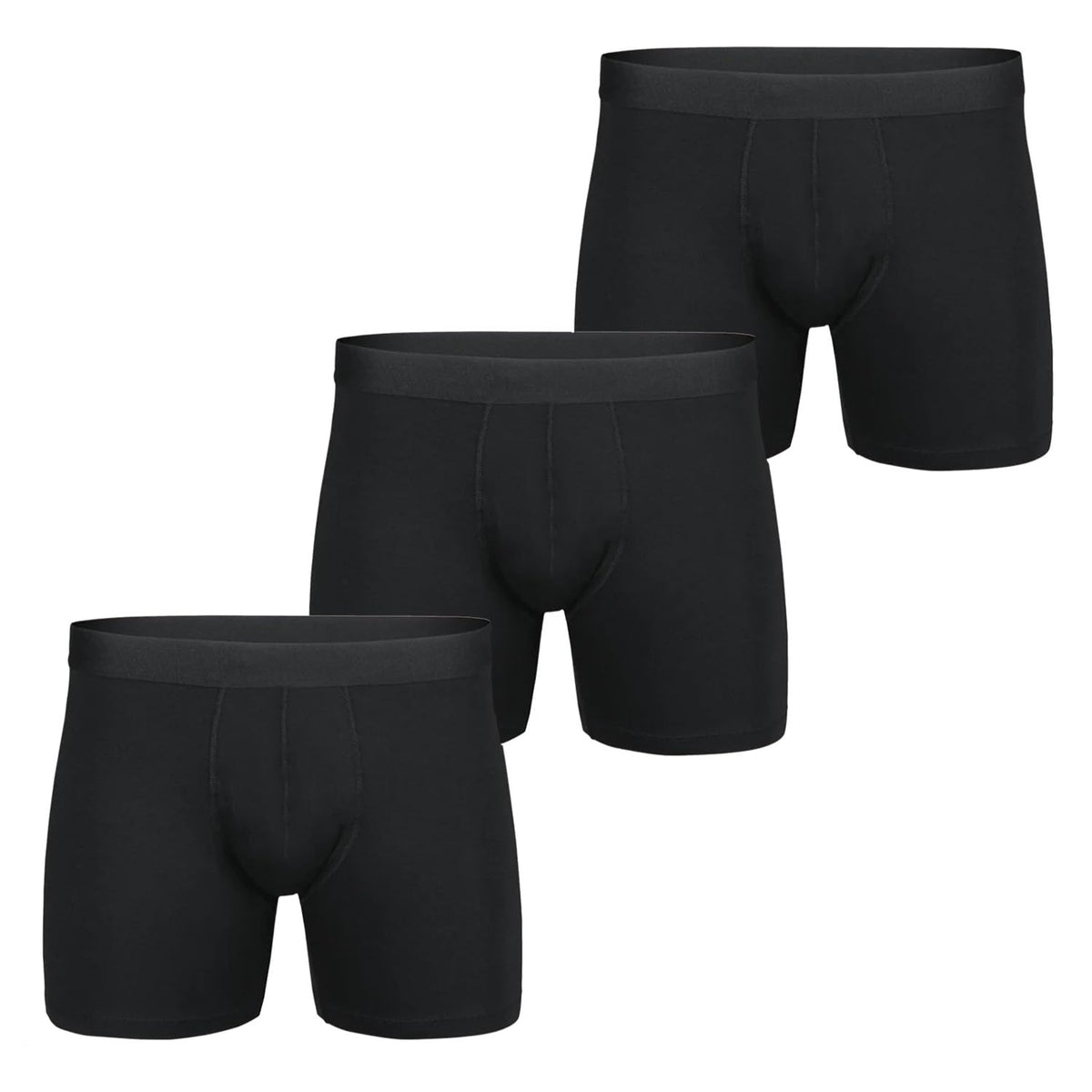 Mens Boxers Shorts Multipack – Cotton Black Men’s Underwear Trunks