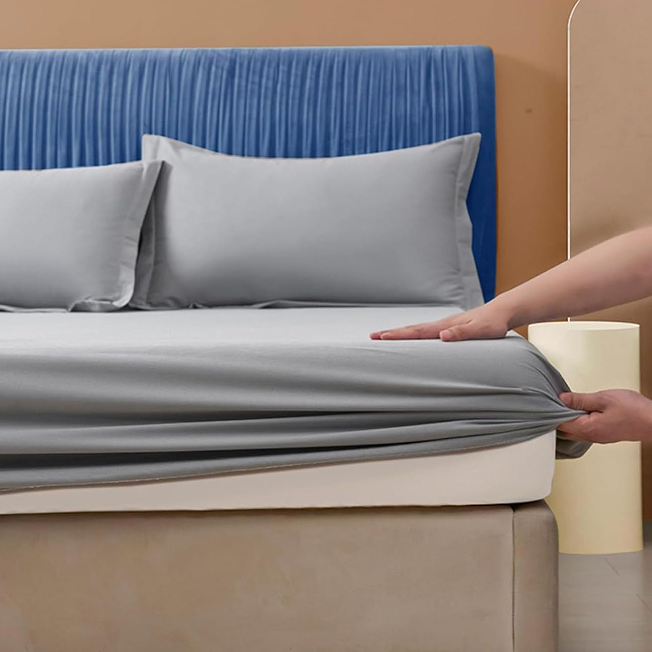 Fitted Bed Sheets | Deep Fit for Mattress Protection | Microfibre, Soft, and Durable Bed Sheets