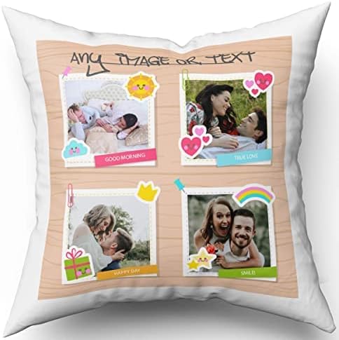 Personalised Cushion Cover or a photo Custom Pillows with Cushion Cover gift for Special Occations