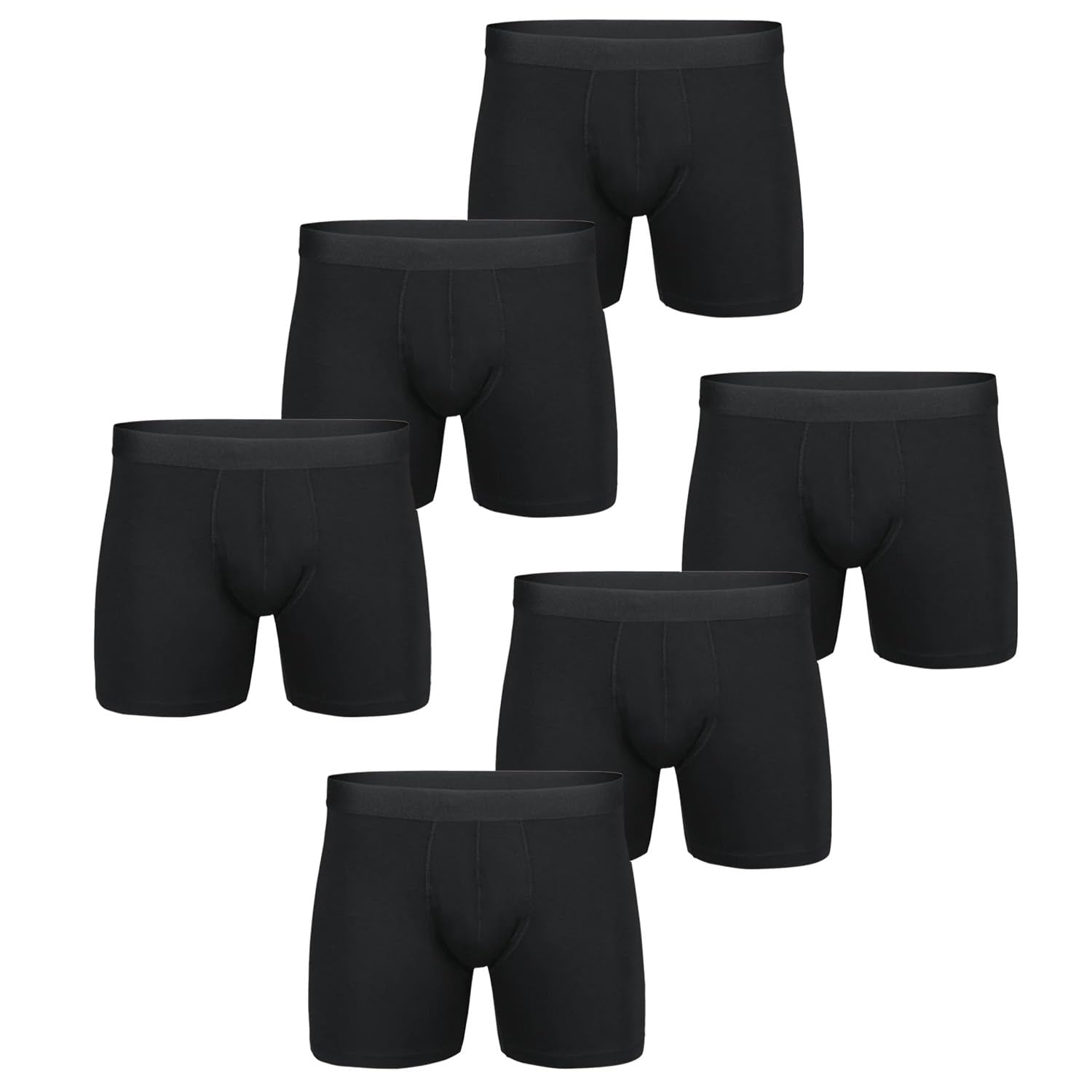 Mens Boxers Shorts Multipack – Cotton Black Men’s Underwear Trunks