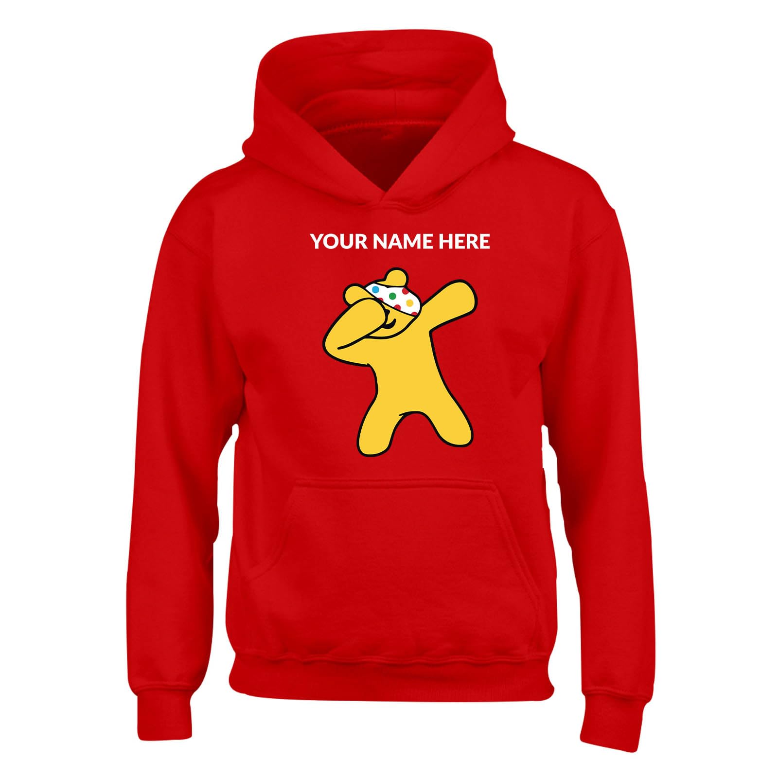 Spotty 2024 Mens Hoody - Personalised Custom Name Spotty Hoody - 5