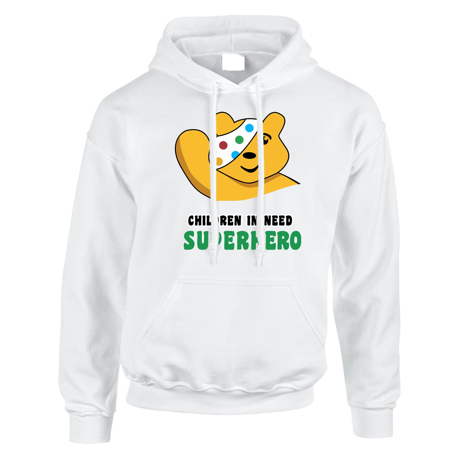 Spotty 2024 Mens Hoody - Yellow Bear Spotty Pullover Jumper - 10