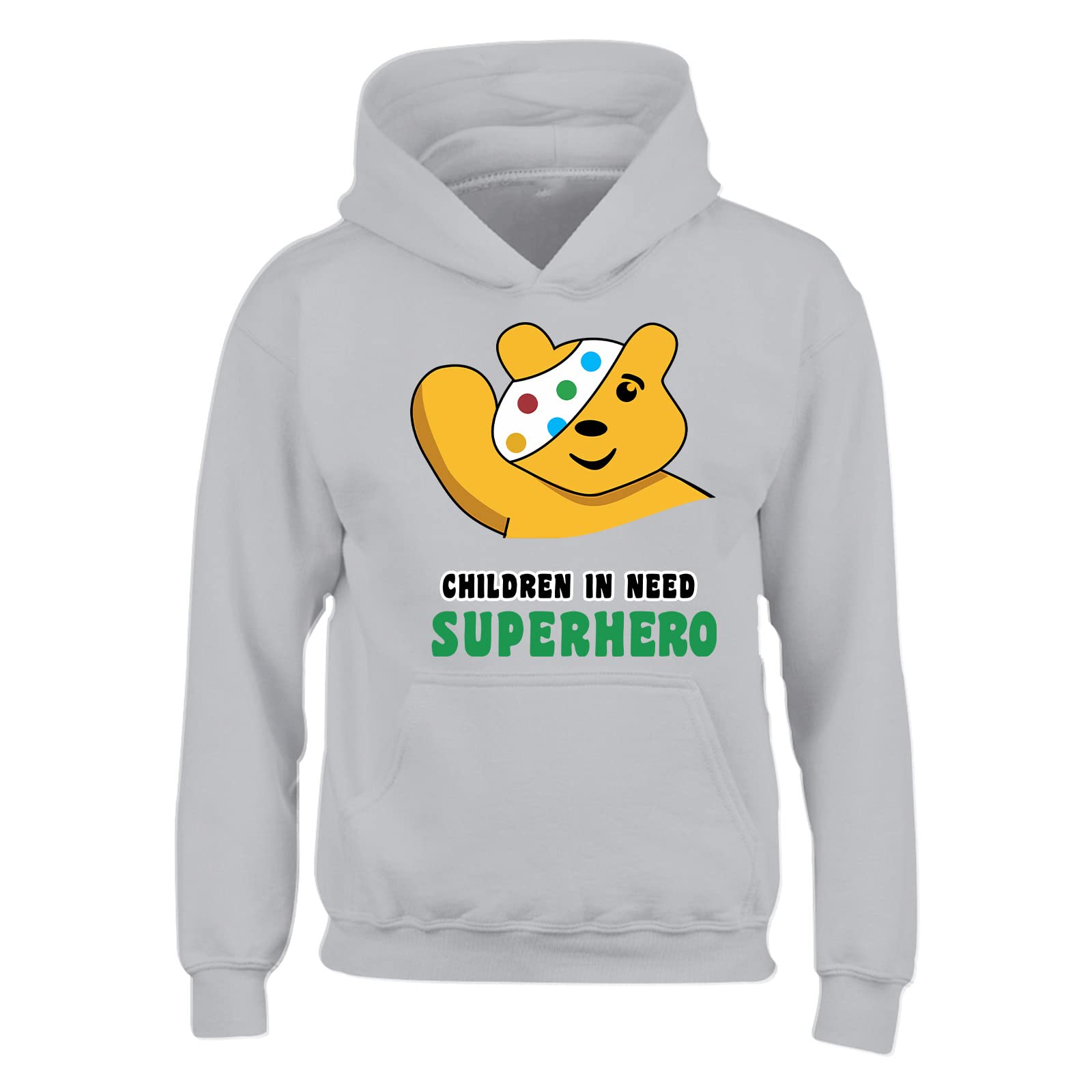 Spotty 2024 Mens Hoody - Yellow Bear Spotty Pullover Jumper - 7