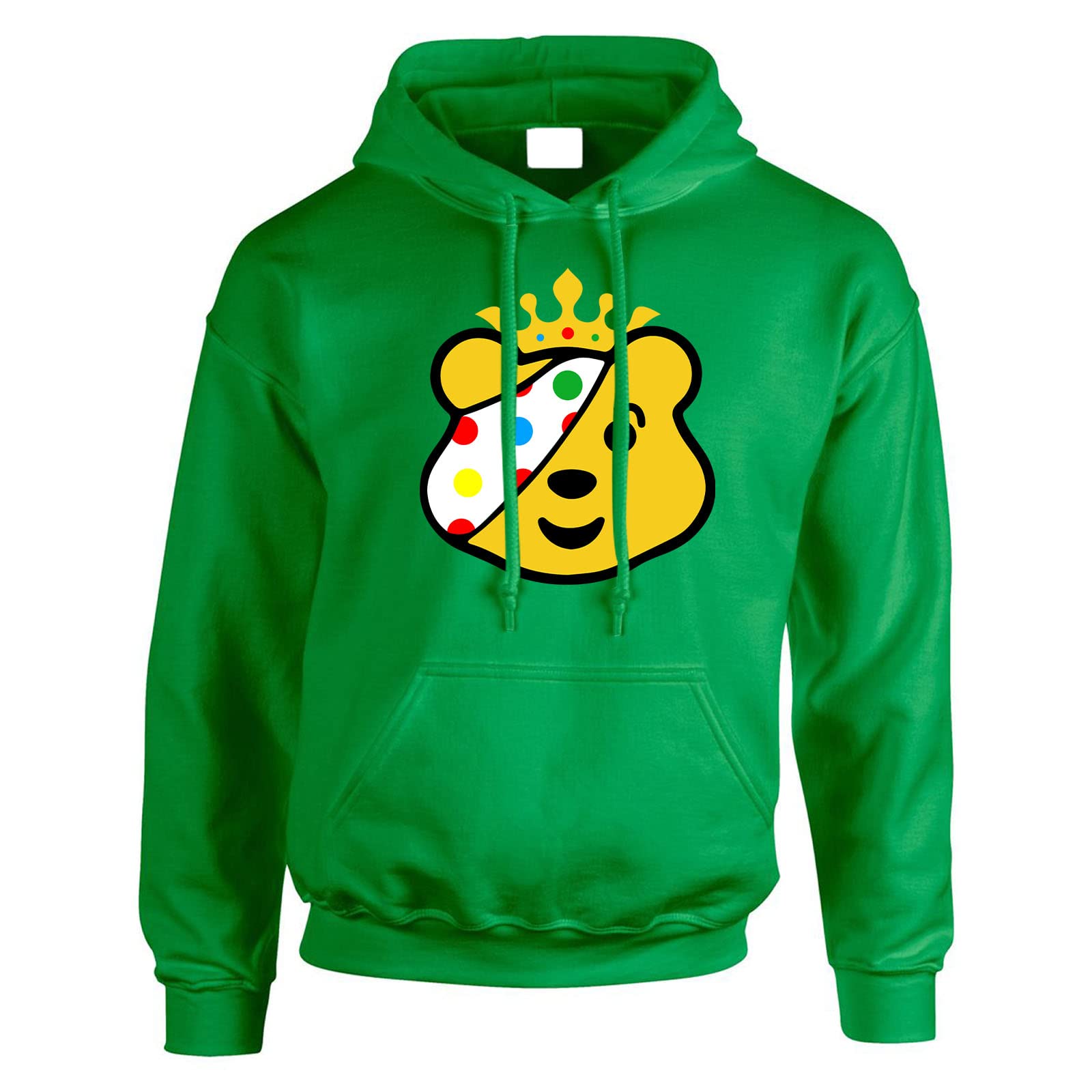 Spotty 2024 Mens Hoody - Yellow Bear Face Spotty Pullover Jumper - 9