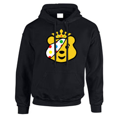 Spotty 2024 Mens Hoody - Yellow Bear Face Spotty Pullover Jumper - 1