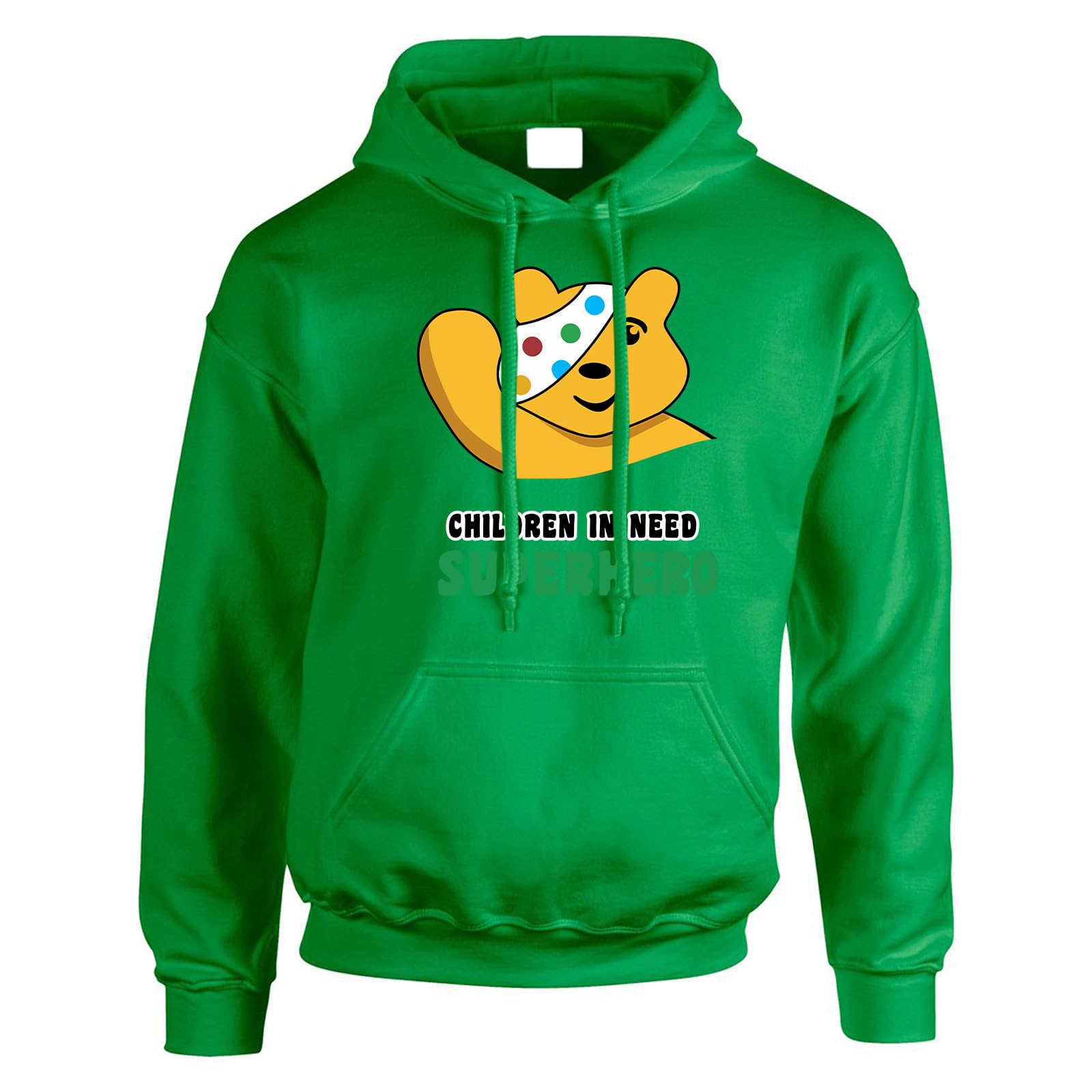 Spotty 2024 Mens Hoody - Yellow Bear Spotty Pullover Jumper - 8
