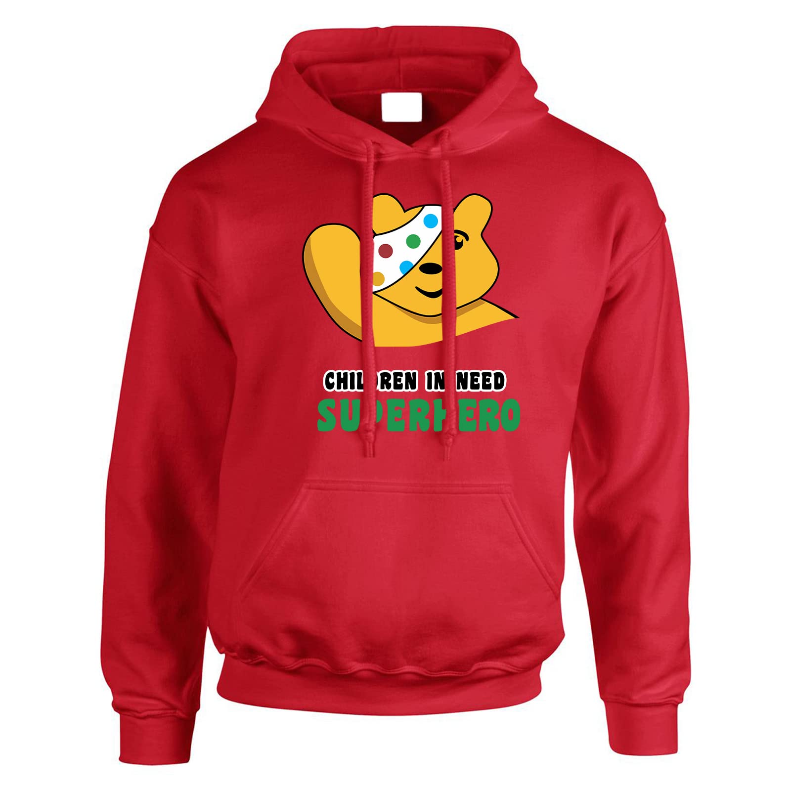 Spotty 2024 Mens Hoody - Yellow Bear Spotty Pullover Jumper - 5