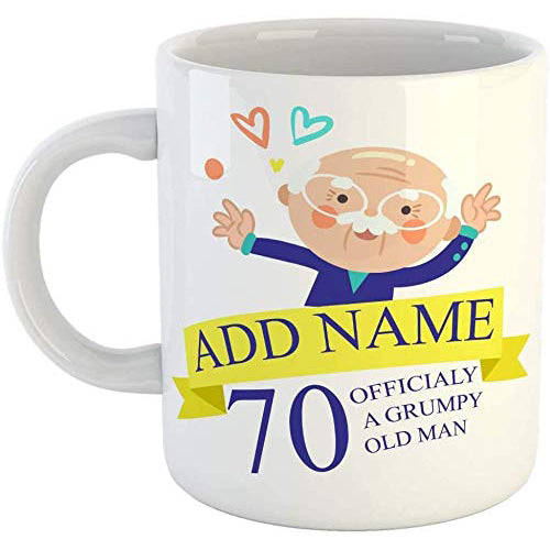 Grumpy Old Man Any Name Personalised Mug