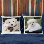 Personalised Photo Cushion | Custom Picture Pillow Cover Gift | UK