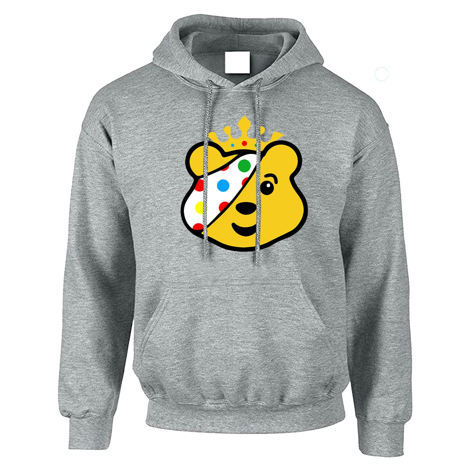Spotty 2024 Mens Hoody - Yellow Bear Face Spotty Pullover Jumper - 7