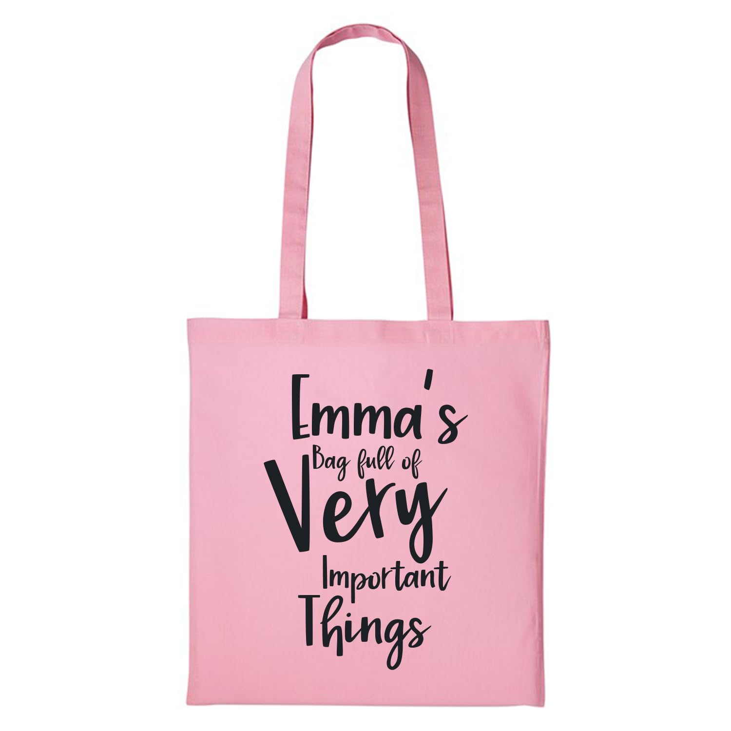 Bag full of Very Important Things Multicolor Personalised Tote bag