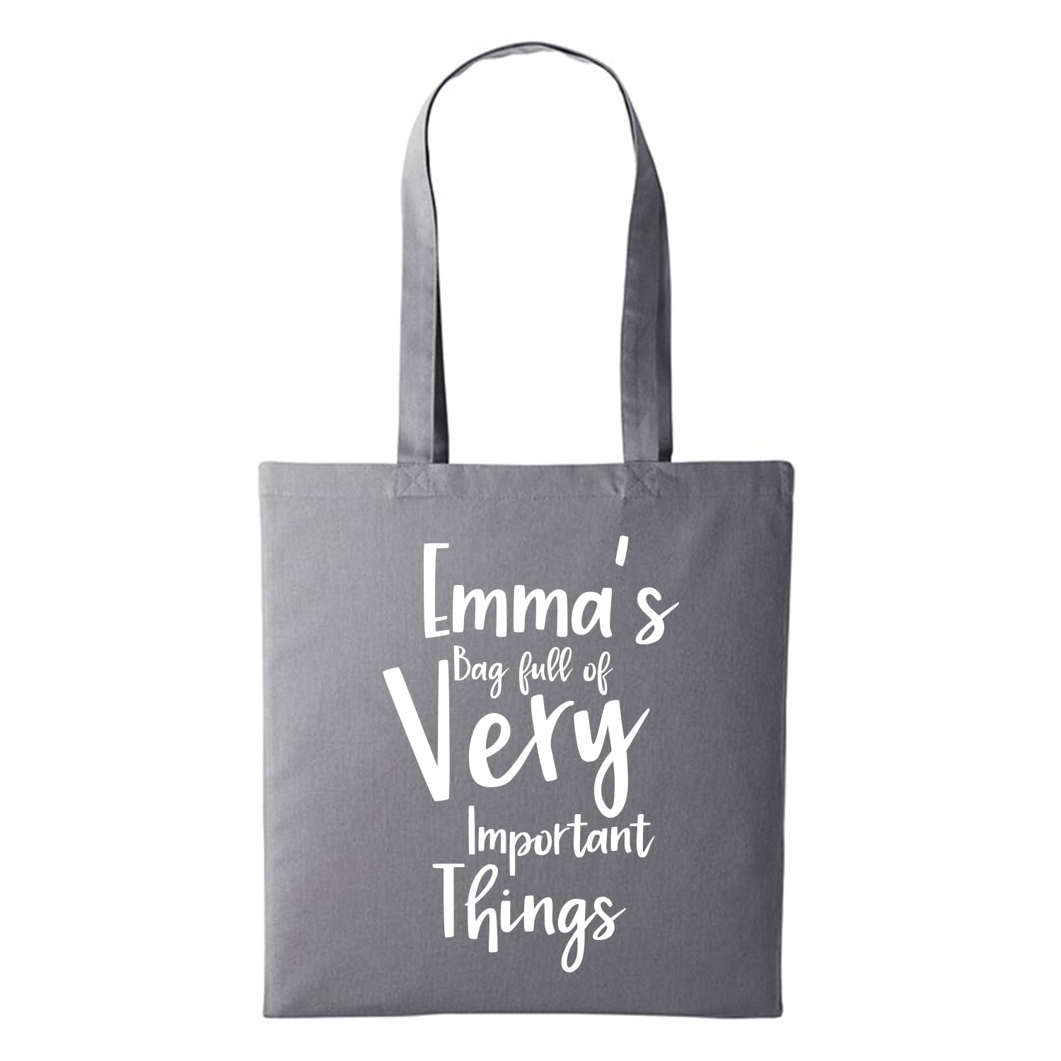 Bag full of Very Important Things Multicolor Personalised Tote bag
