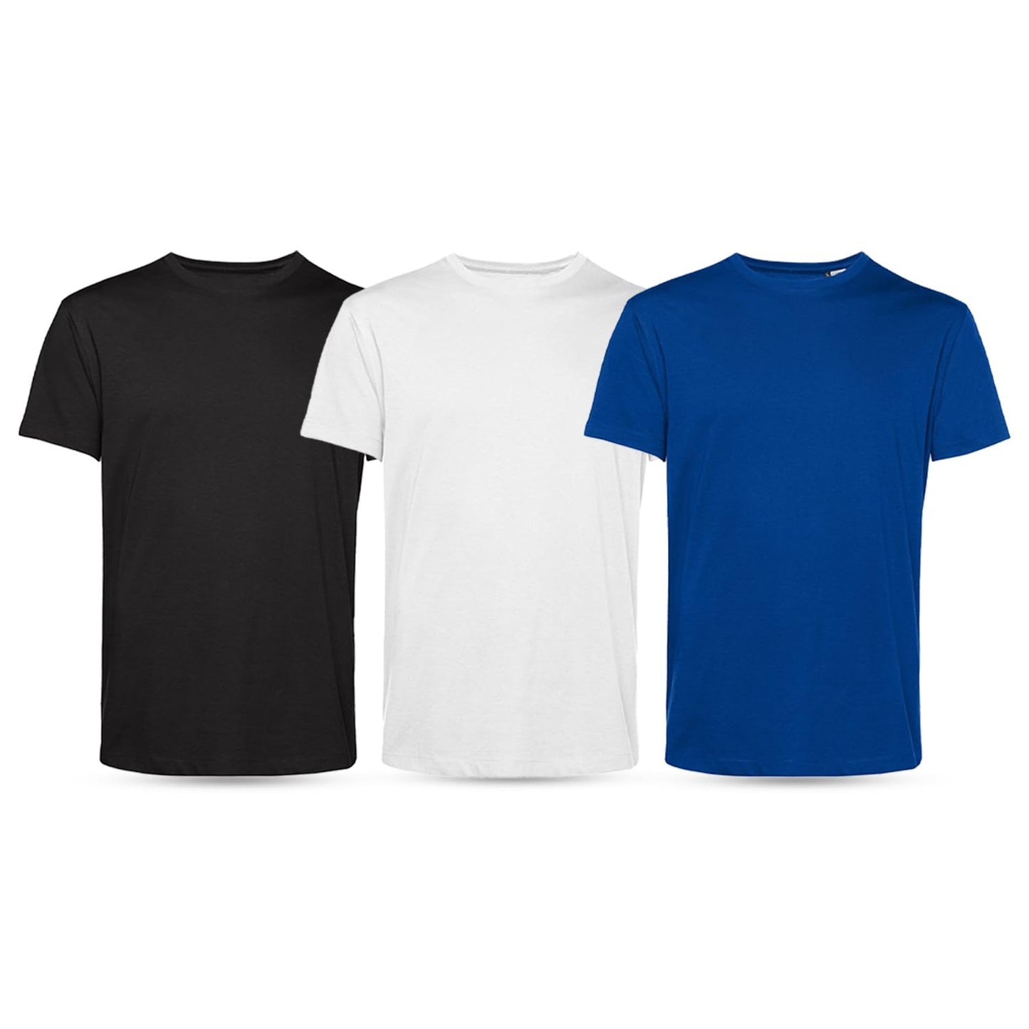 Men’s T-Shirts Multipack | Crew Neck Short Sleeve Cotton 3 Pack T-Shirts | Gym Tops for Him