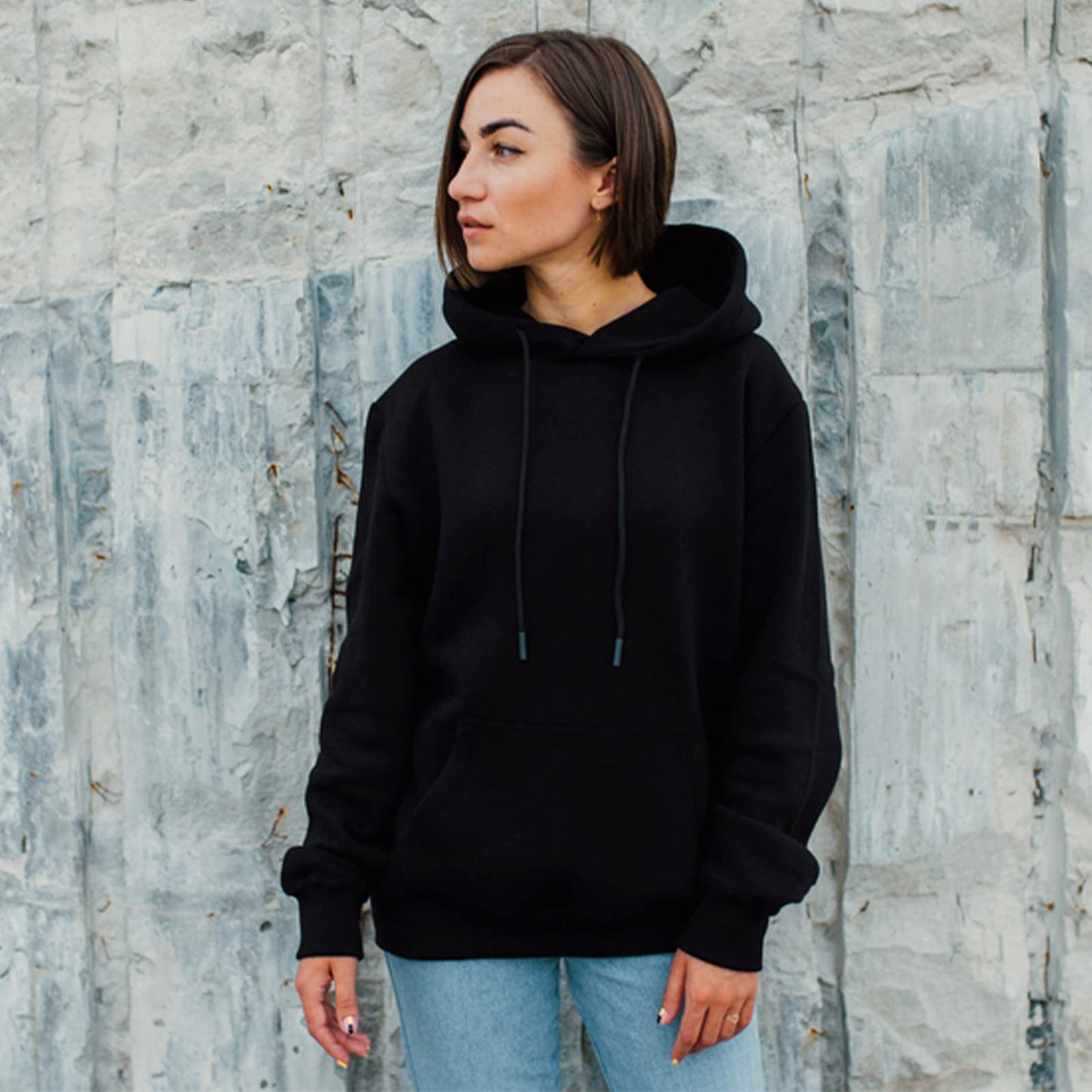 Unisex Fashion Hoodie - Hooded Pullover with Drawcords & Front Pockets