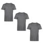 Men’s T-Shirts Multipack | Crew Neck Short Sleeve Cotton 3 Pack T-Shirts | Gym Tops for Him
