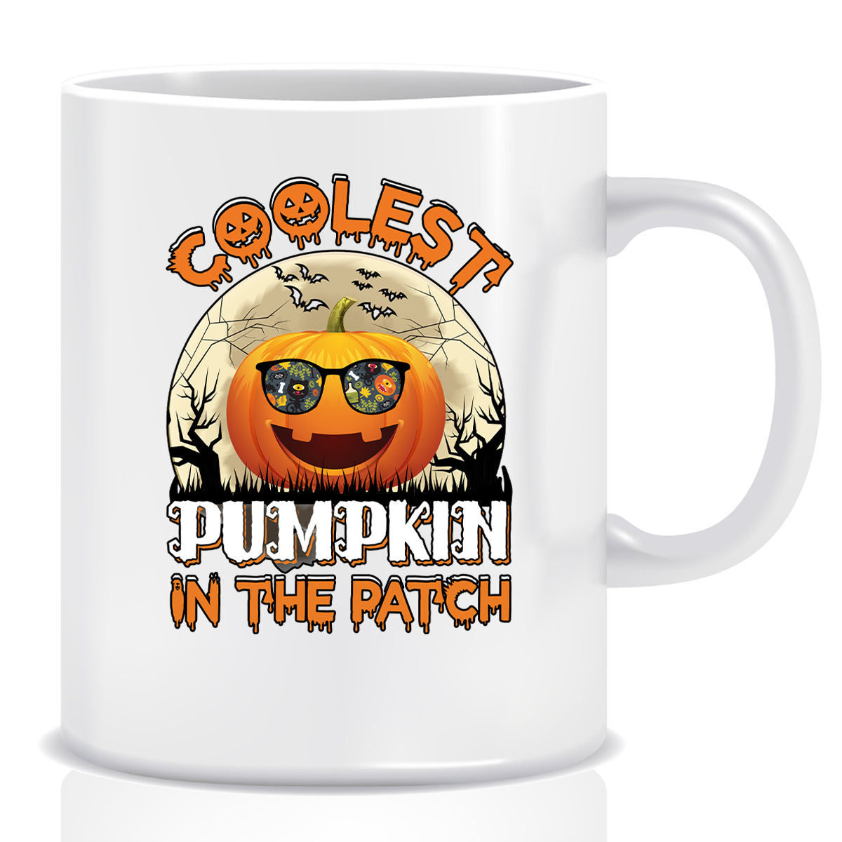 Coolest Pumpkin Halloween Mug | Spooky Design | Personalised Gifts UK