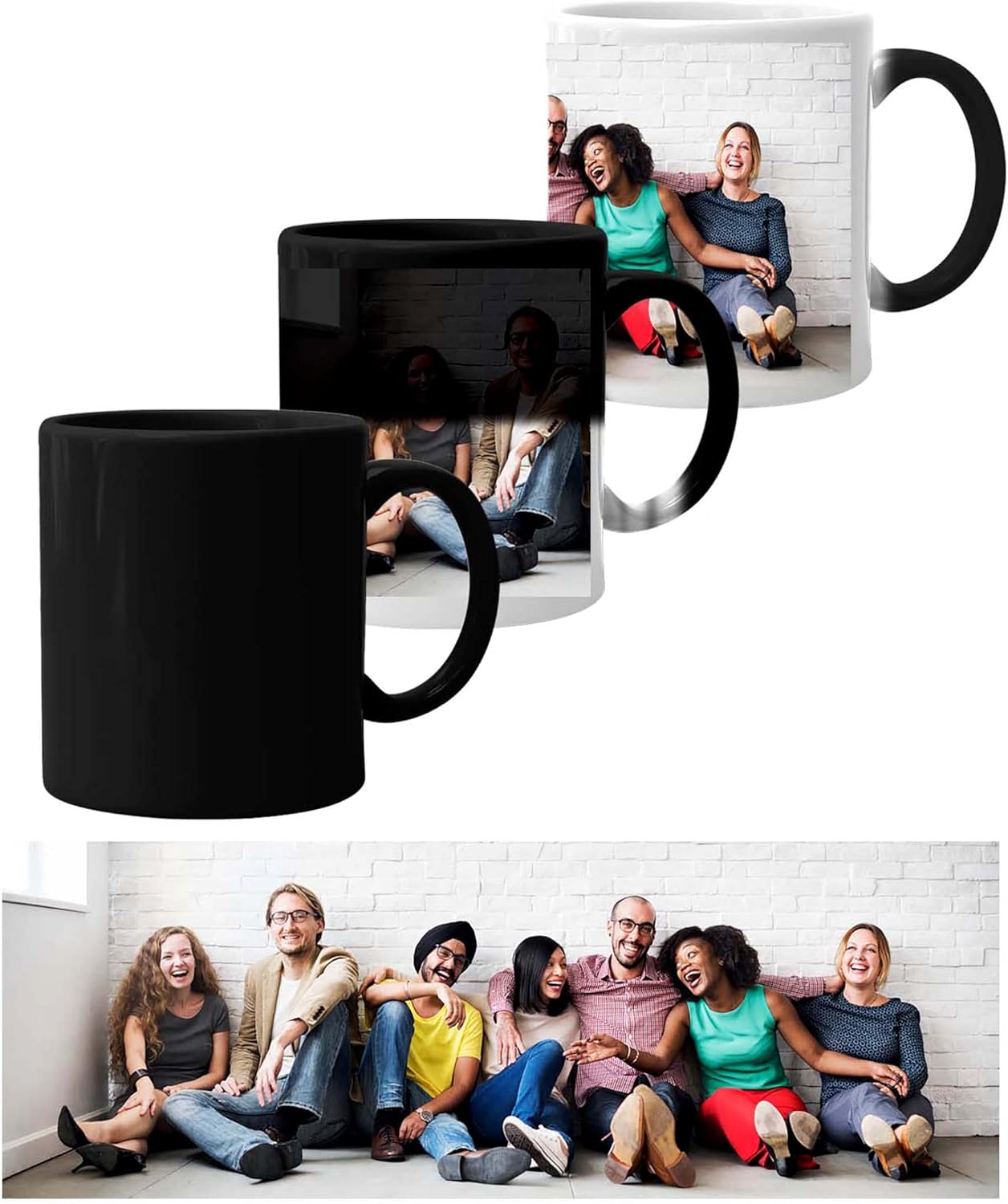 Personalised Colour Changing Mug - Magic Mug Print Any Custom Photo-3