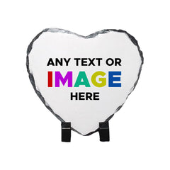 Custom Photo Heart Slate
