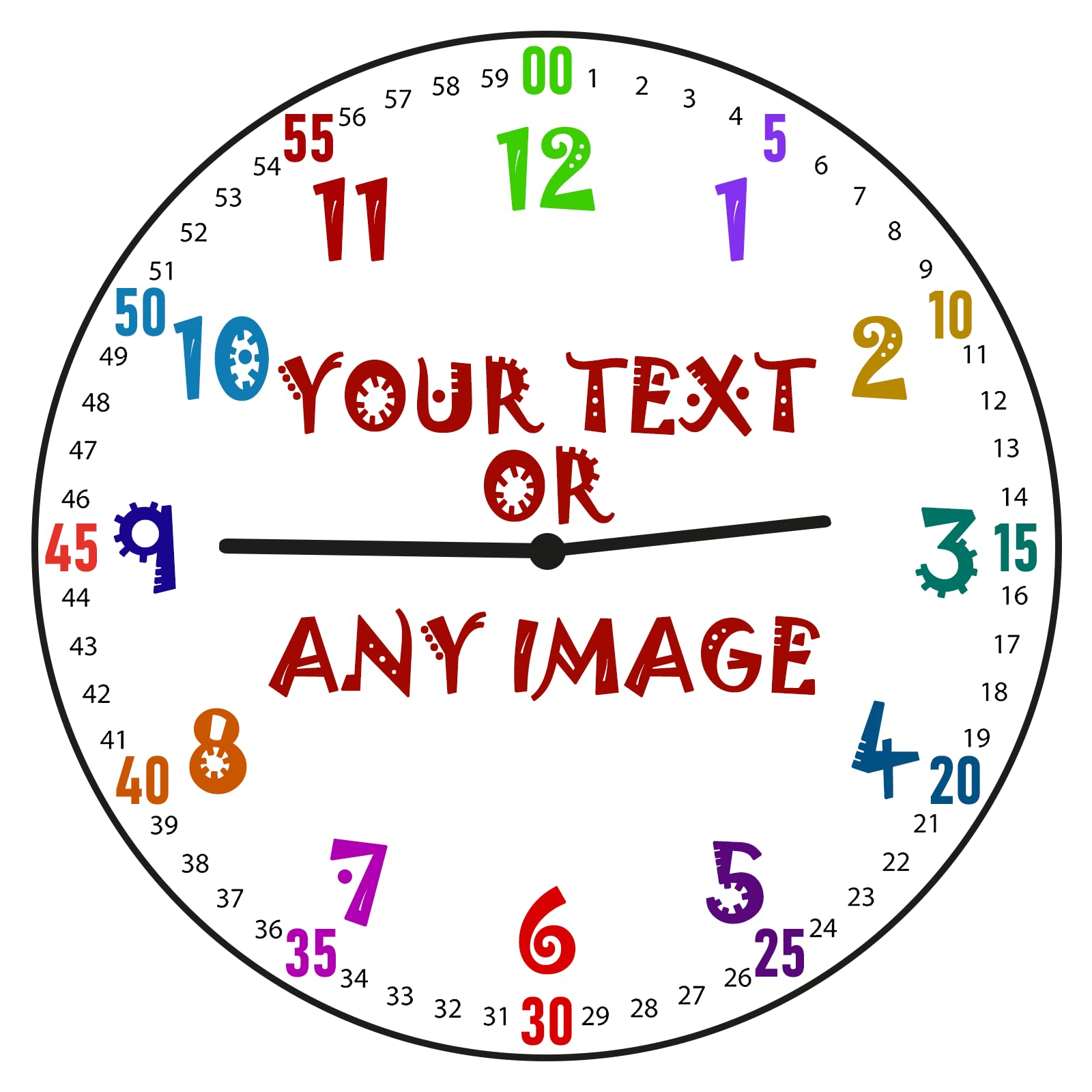Custom Photo Wall Clock